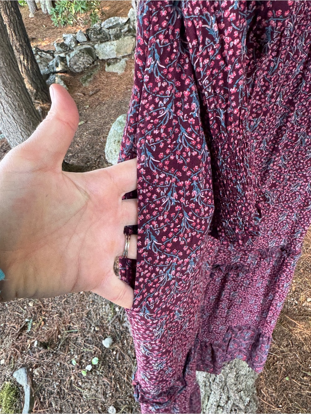 Fat Face Boho Longsleeve Maxi Dress 10 - Picture 6 of 16